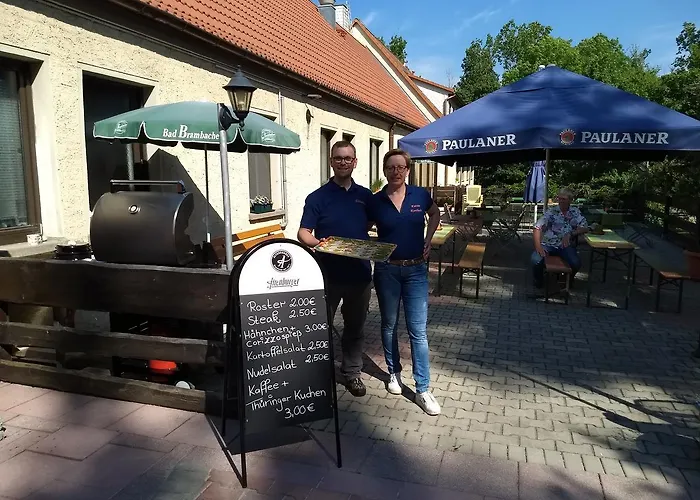 Отель Hotel-restaurant Elsterblick Elsteraue